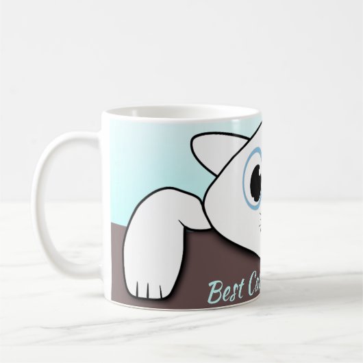 Beste Cat Mama je Kaffeetasse (Links)