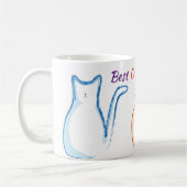 Beste Cat Mama je Kaffeetasse (Links)