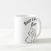 Beste Cat Mama je Kaffeetasse (VorderseiteRechts)