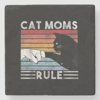 Beste Cat Mama je | Kat - Mama vorhanden Steinuntersetzer