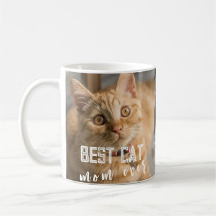 Beste Cat Mama je Modernes, benutzerdefiniertes Fo Kaffeetasse