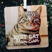 Beste Cat Mama je Modernes, benutzerdefiniertes Fo Ornament Aus Metall