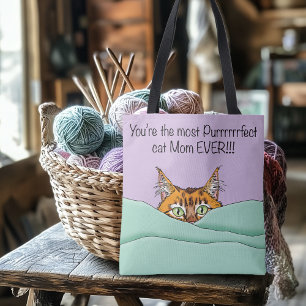 Beste Cat Mama je! Muttertag Tasche