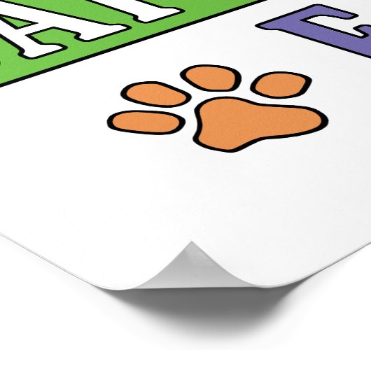 Beste Cat Mama je Poster (Ecke)