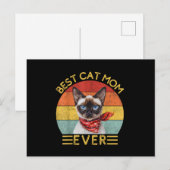 Beste Cat Mama je Postkarte (Vorne/Hinten)