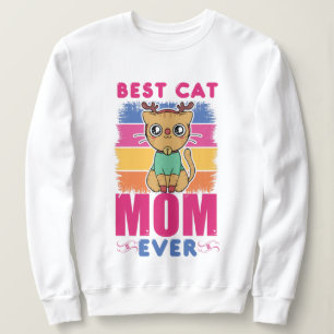Beste Cat Mama je Sweatshirt