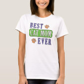 Beste Cat Mama je T-Shirt (Vorderseite)