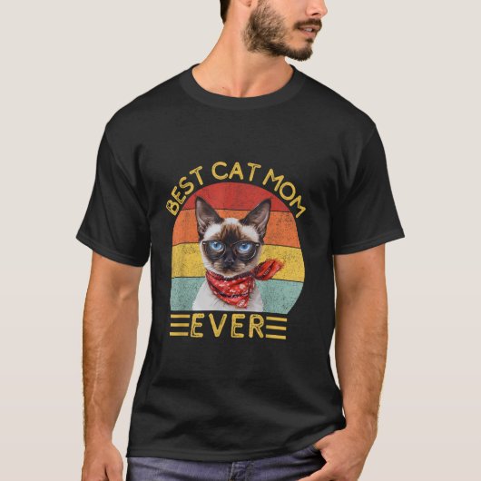 Beste Cat Mama je T-Shirt (Vorderseite)
