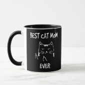 Beste Cat-Mama je Tasse (Links)