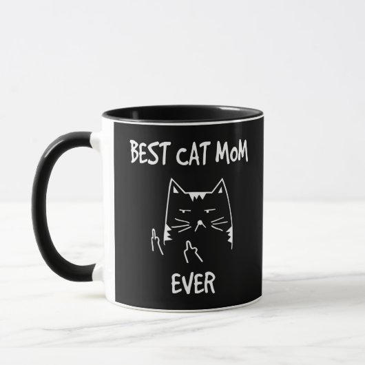 Beste Cat-Mama je Tasse (Links)