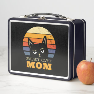 Beste Cat-Mama Metall Brotdose