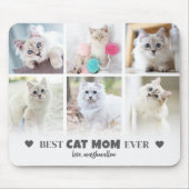 Beste Cat Mama Pet Foto Mousepad (Vorne)