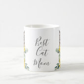 Beste Cat Mama Sonnenblumen Kaffeetasse (Mittel)