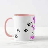 Beste Cat Meow Mama Paw Print Coffee Tasse (Links)