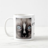 Beste Cat Mum je Personalisierte Fotos Kaffeetasse (Links)