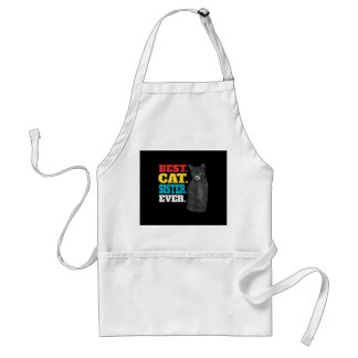 Beste Cat Sister je | Niedlich Kitty Cat Lovers Schürze