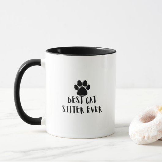 Beste Cat Sitter je Tasse (Mit Donut)