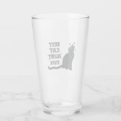 Beste Cat Tante je Cat Lover Glas (Rückseite)