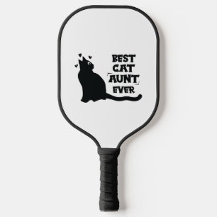 Beste Cat Tante je Cat Lover Pickleball Schläger