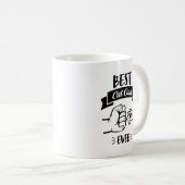 Beste Cat Vater je Fist & Paw Bump Quotes Kaffeetasse (VorderseiteRechts)