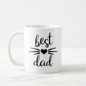 Beste Cat Vater Kitty Face Kaffeetasse (Links)