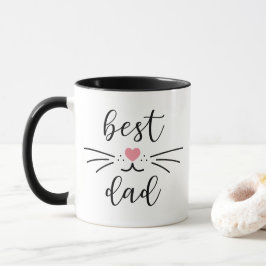 Beste Cat Vater Kitty Face Tasse