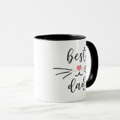 Beste Cat Vater Kitty Face Tasse (VorderseiteRechts)