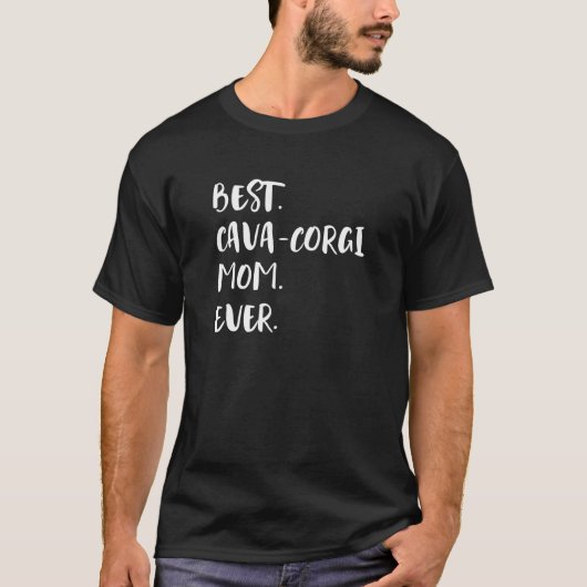 Beste Cava Corgi Mama je T-Shirt (Vorderseite)