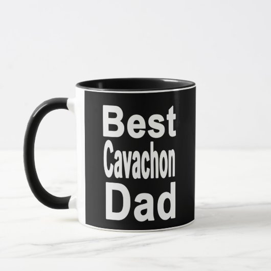 Beste Cavachon Vater Tasse (Links)