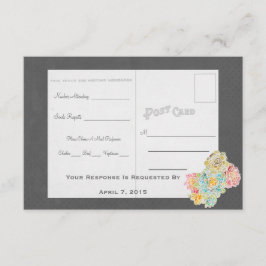 Beste Chalkboard Vintage UAWG Wedding Suite - RSVP Karte