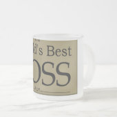 beste Chef-Tasse Mattglastasse (VorderseiteRechts)