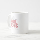 Beste Chefin der Welt Kaffeetasse (Vorderseite Links)