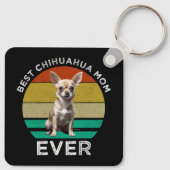 Beste Chihuahua-Mama je Schlüsselanhänger (Rückseite)