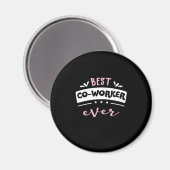 Beste Co-Worker-Geschenkidee Magnet (Vorderseite/Rückseite)