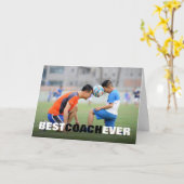 Beste Coach-Foto-Wertkarte Karte (Gelbe Blume)