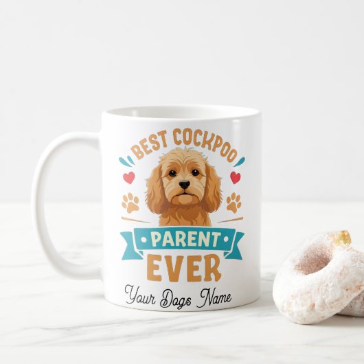 Beste Cockapoo-Eltern je Tasse (Mit Donut)