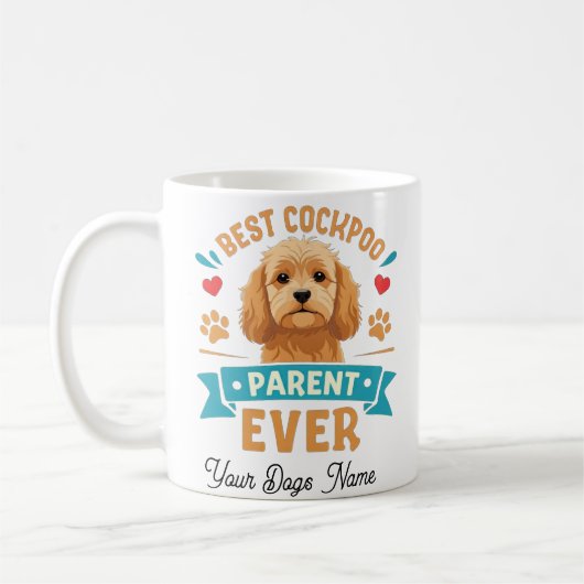 Beste Cockapoo-Eltern je Tasse (Links)