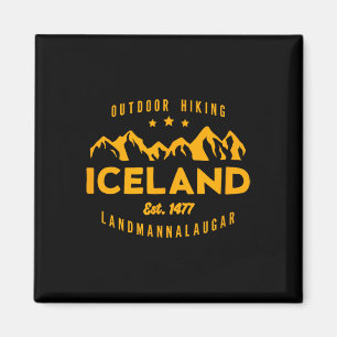 Beste Coole Island Island Wandern Landmannalaugar Magnet