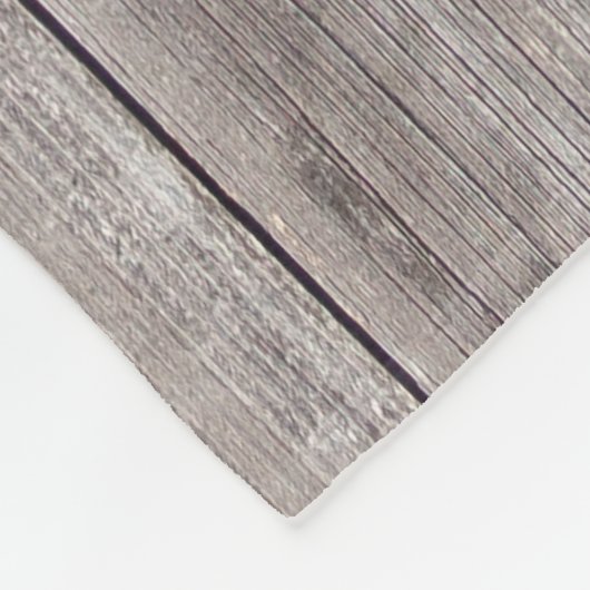 Beste Coole Rustikale Personalisierte Baseball-Tra Fleecedecke (Ecke)