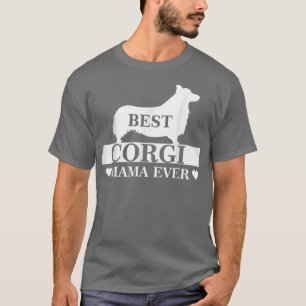 Beste Corgi Mama je Hund Mama Muttertagskostüm W T-Shirt