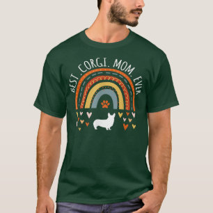 Beste Corgi Mama je Regenbogen Geschenke für Corgi T-Shirt