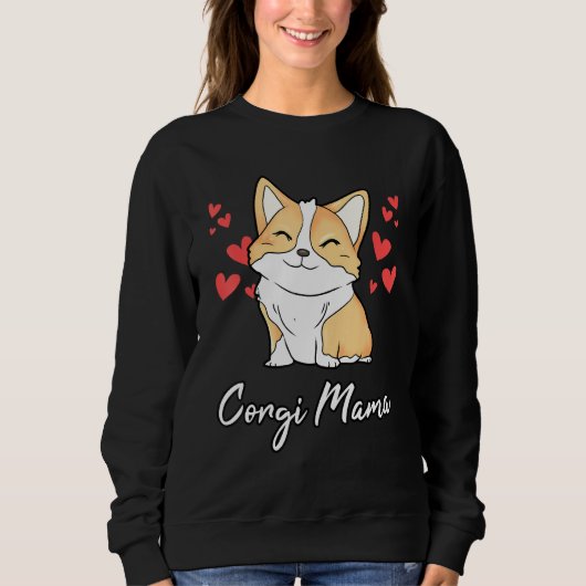 Beste Corgi Mama Mommy Dog Eigentümerin Mutter Sweatshirt (Vorderseite)