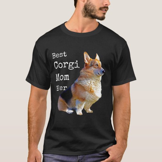 Beste Corgi-Mutter Aller Zeiten Tee Pembroke Welsh (Vorderseite)