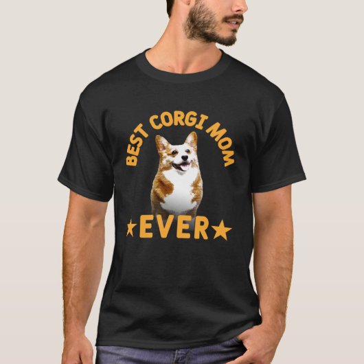 Beste Corgi-Mutter Hundebesitzerin T-Shirt (Vorderseite)