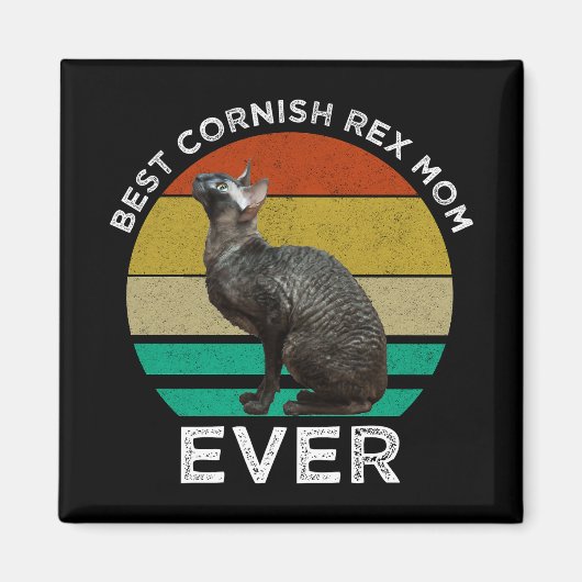 Beste Cornish Rex-Mutter überhaupt Magnet (Vorne)