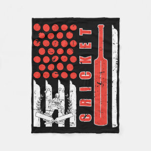 Beste Cricket-Designs für Männer Frauen Kinder Spo Fleecedecke