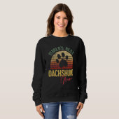 Beste Dachshund-Mama der Welt Sweatshirt (Vorne ganz)