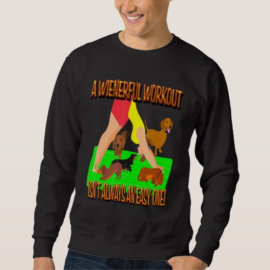 Beste Dackel Funny Dackel Hund Niedlich Wind Wind Sweatshirt (Vorderseite)