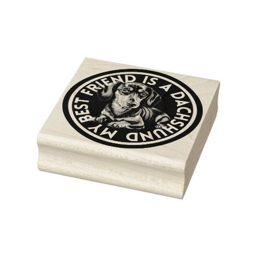Beste Dackel Gummistempel (Stempel)