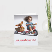 Beste Dackel Karte (Vorderseite)